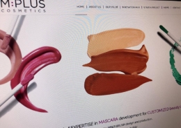 Realizzazione sito web M-Plus Cosmetics