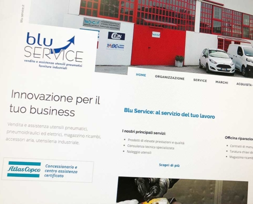 realizzazione sito blu service